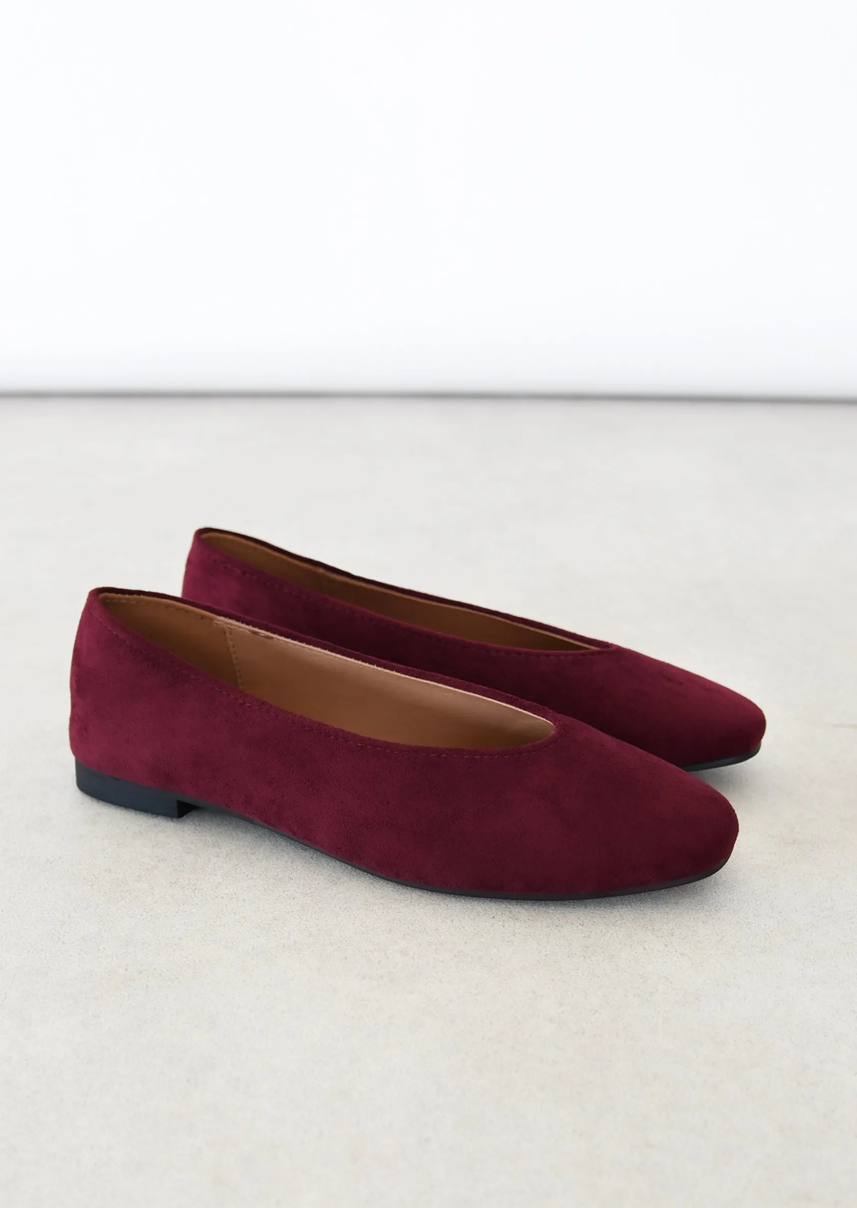 Outfitbook Ballerines bordeaux Cheap