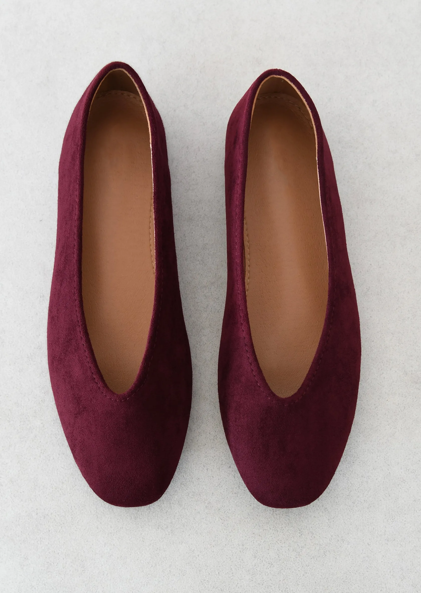 Outfitbook Ballerines bordeaux Cheap