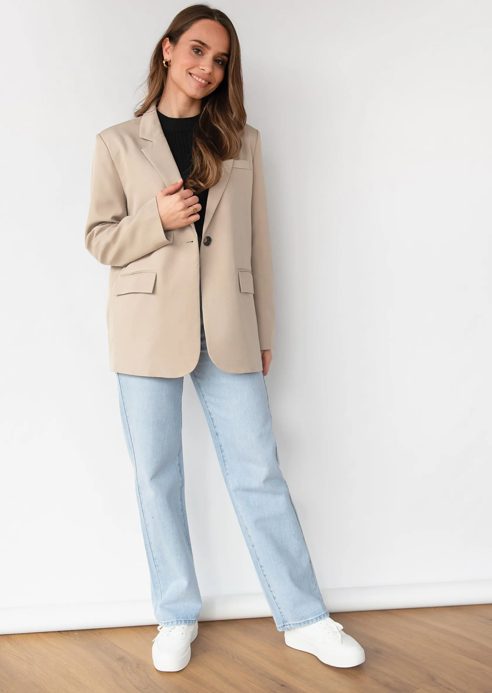 Outfitbook Blazer oversize BEIGE Clearance