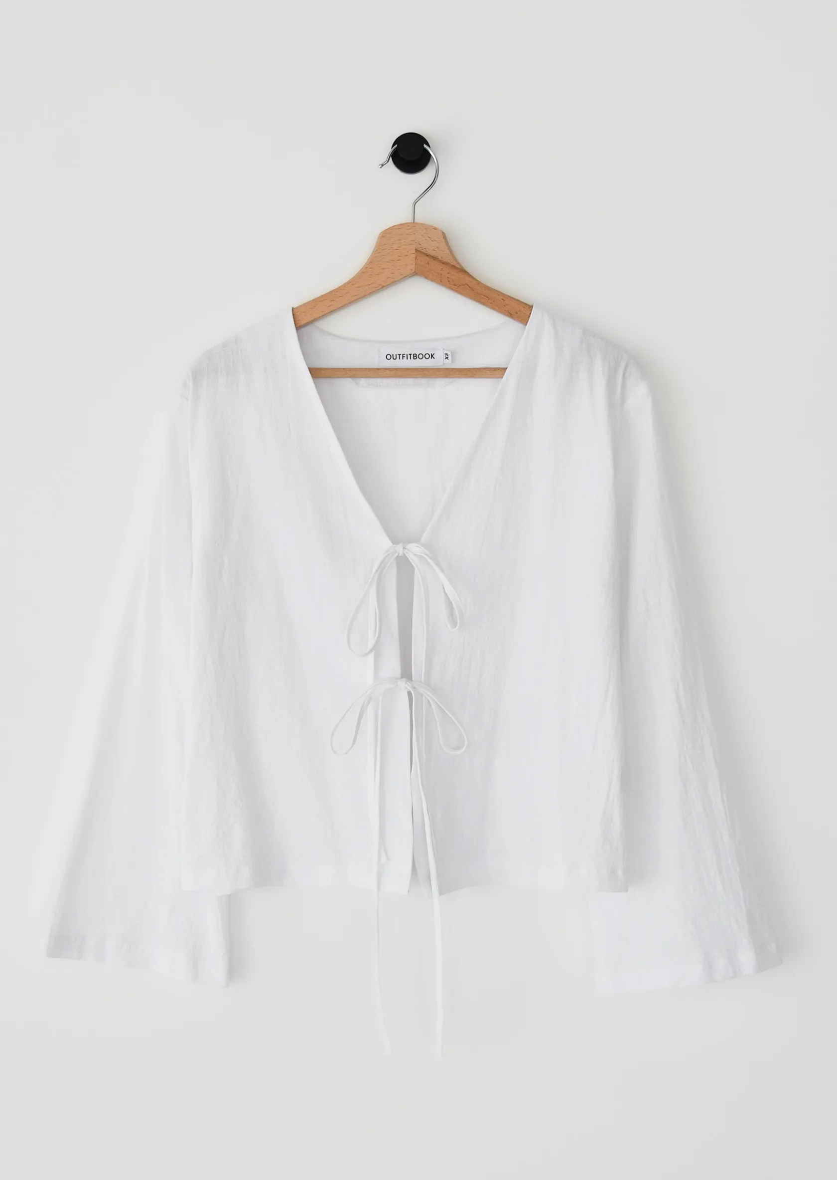 Outfitbook Blouse à nouer BLANC Discount