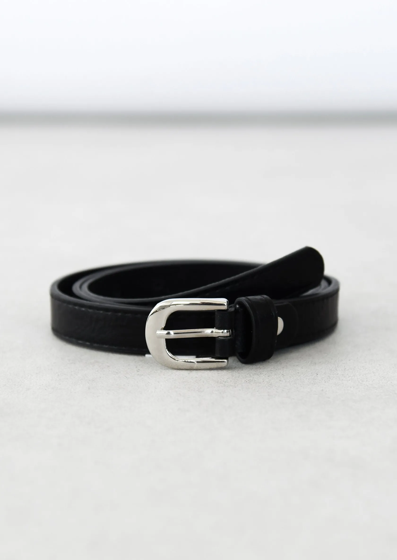 Outfitbook Ceinture fine à boucle NOIR Online