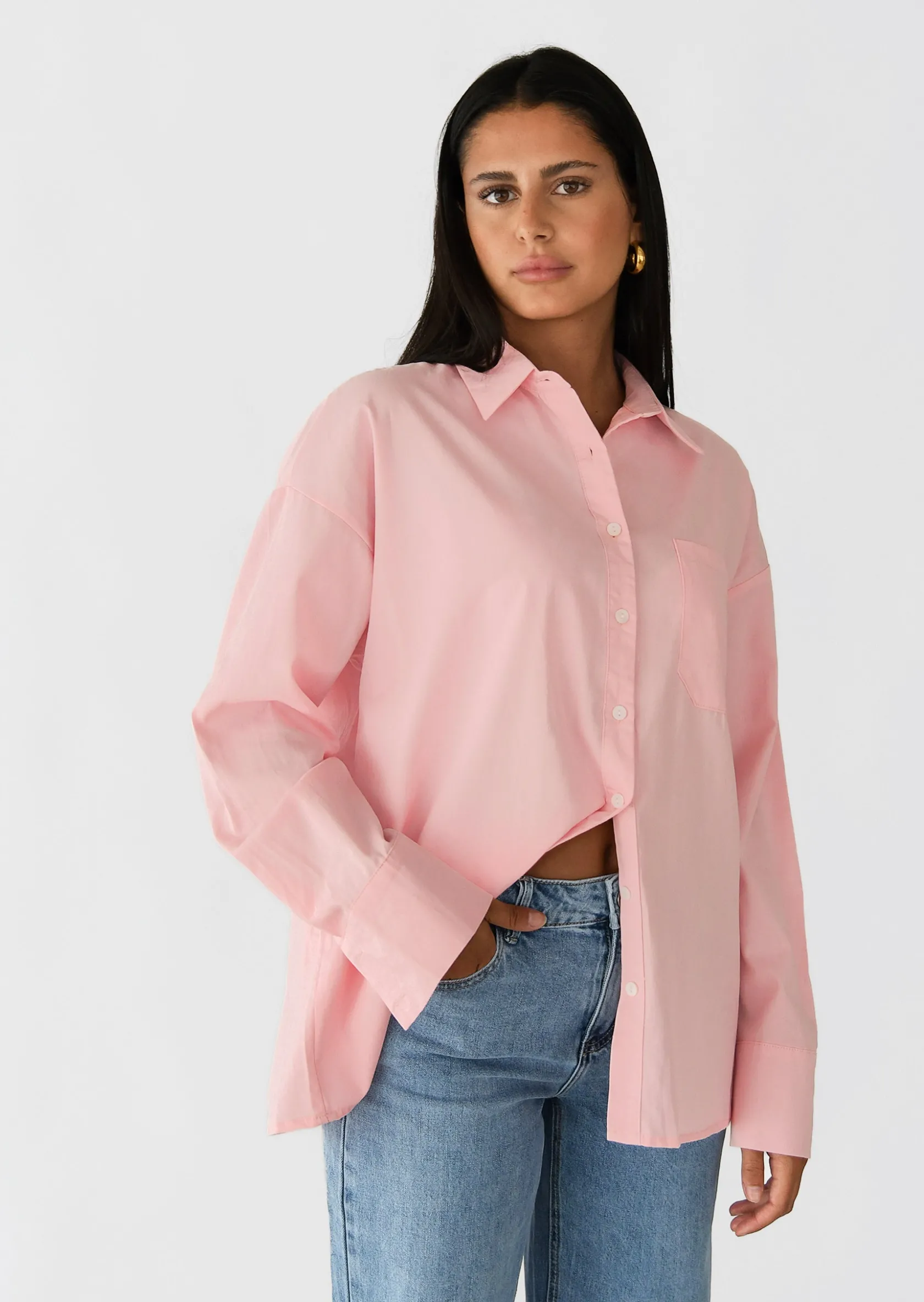 Outfitbook Chemise en coton ROSE Flash Sale