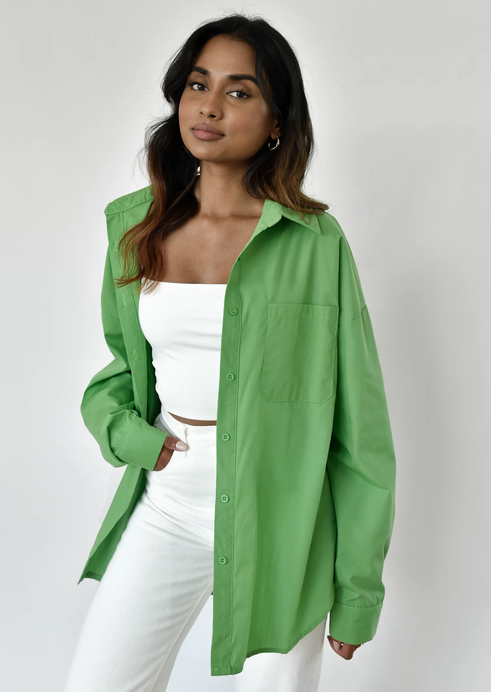 Outfitbook Chemise oversize VERT Cheap