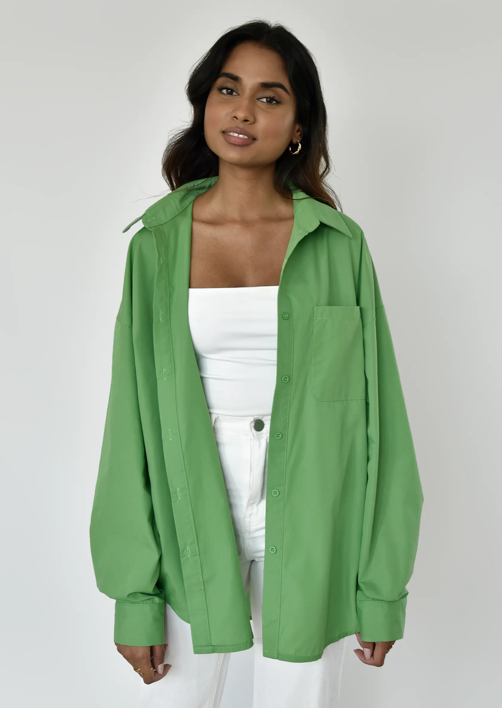 Outfitbook Chemise oversize VERT Cheap