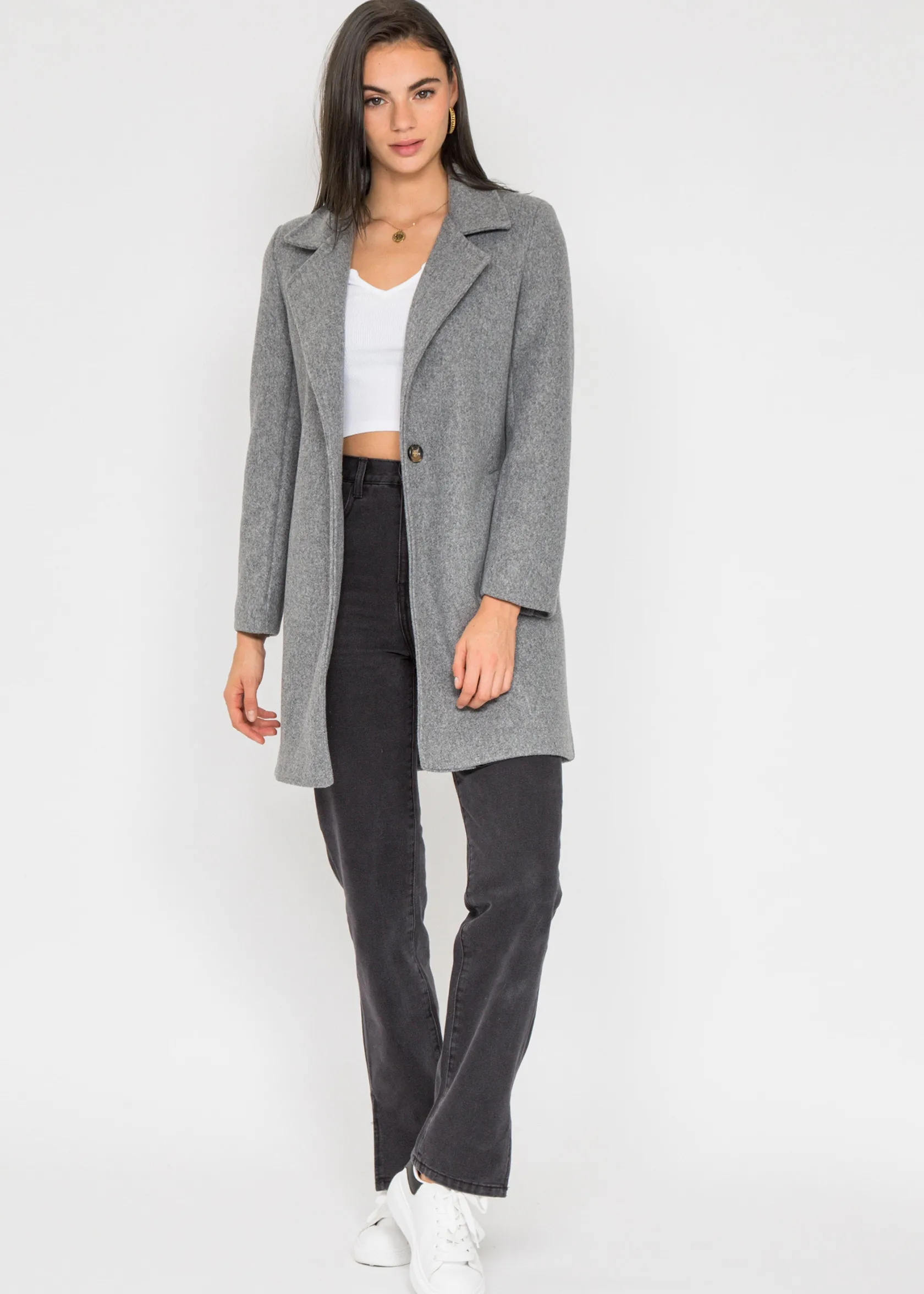 Outfitbook Manteau ajusté GRIS Sale