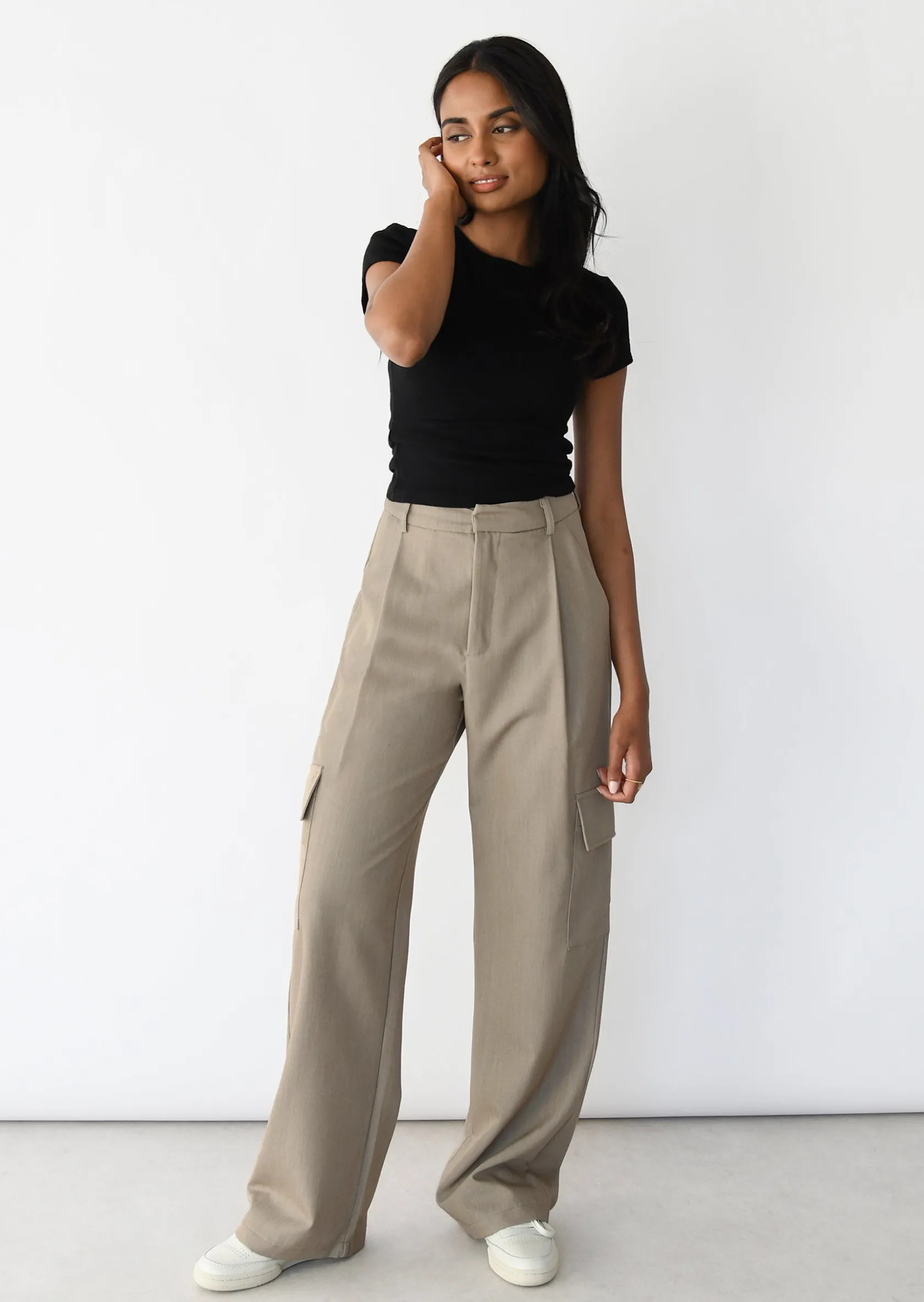 Outfitbook Pantalon cargo TAUPE Shop