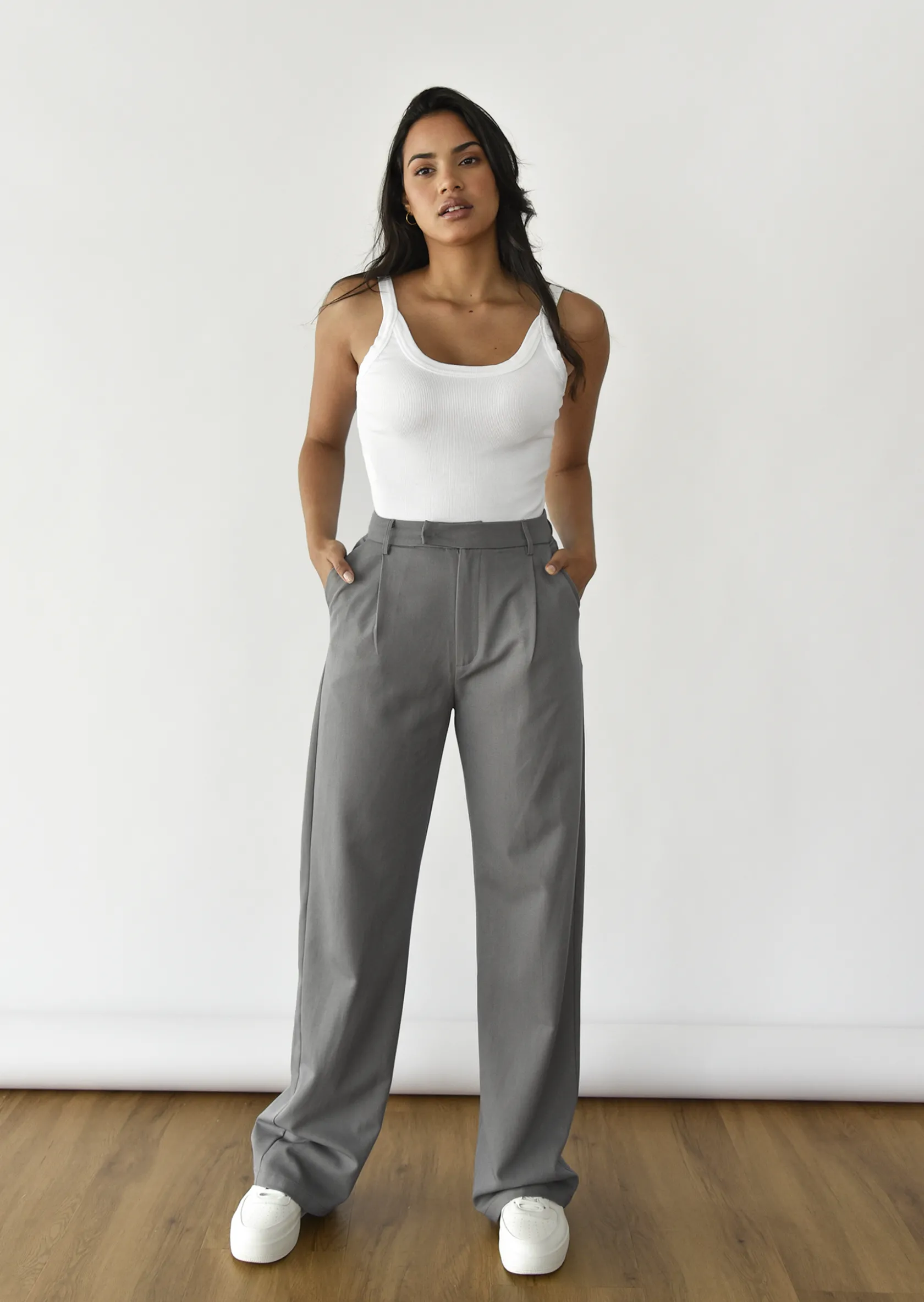 Outfitbook Pantalon de costume GRIS Shop