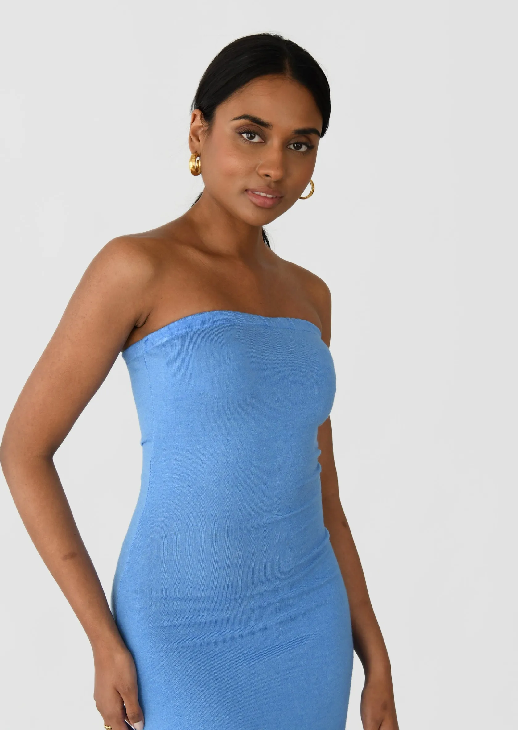 Outfitbook Robe bandeau BLEU Clearance