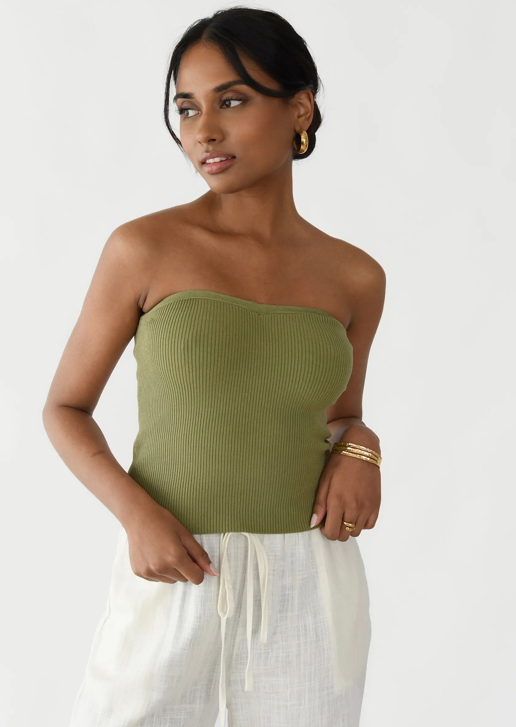 Outfitbook Top bandeau VERT Cheap