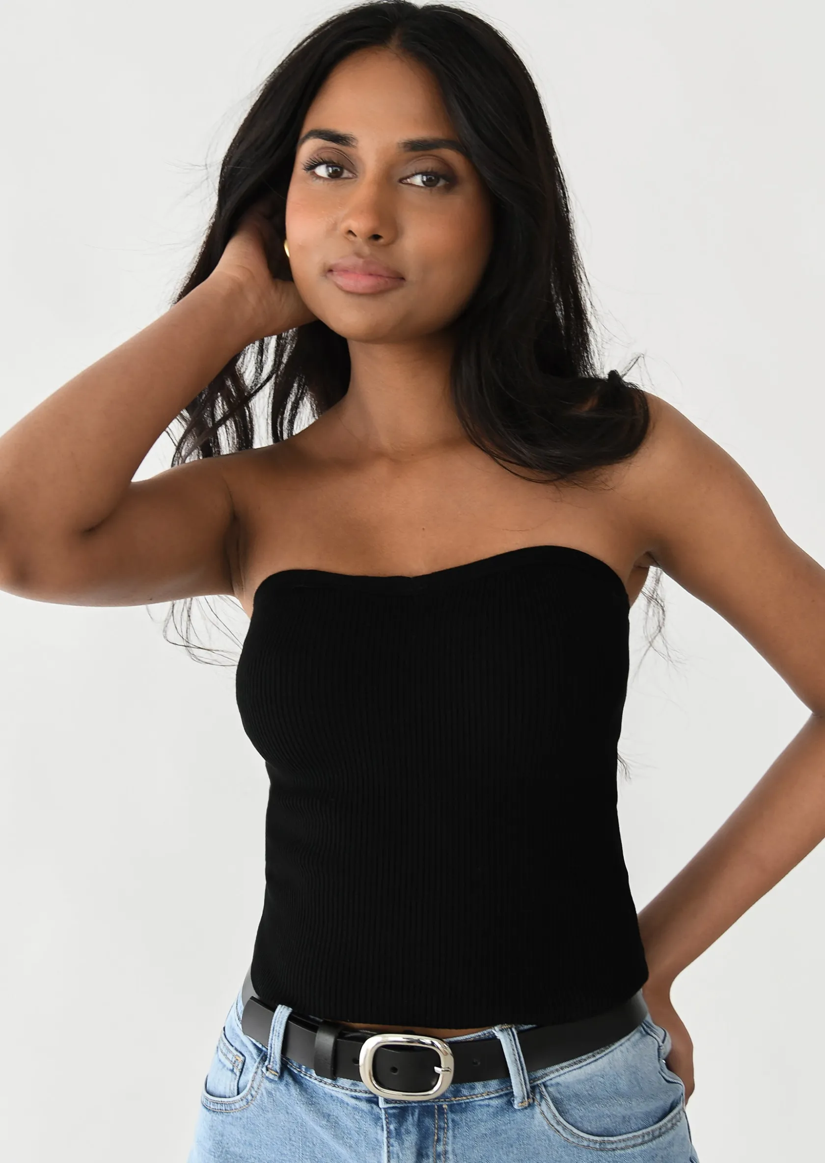 Outfitbook Top bandeau NOIR Best Sale