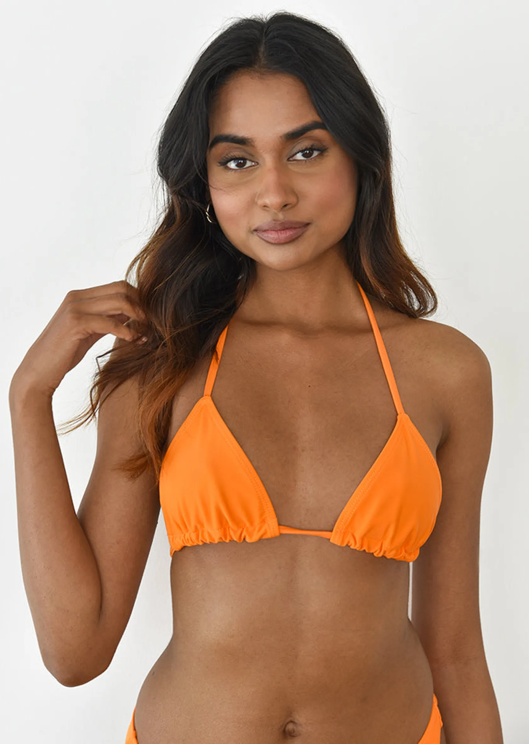 Outfitbook Top bikini triangle Orange Cheap