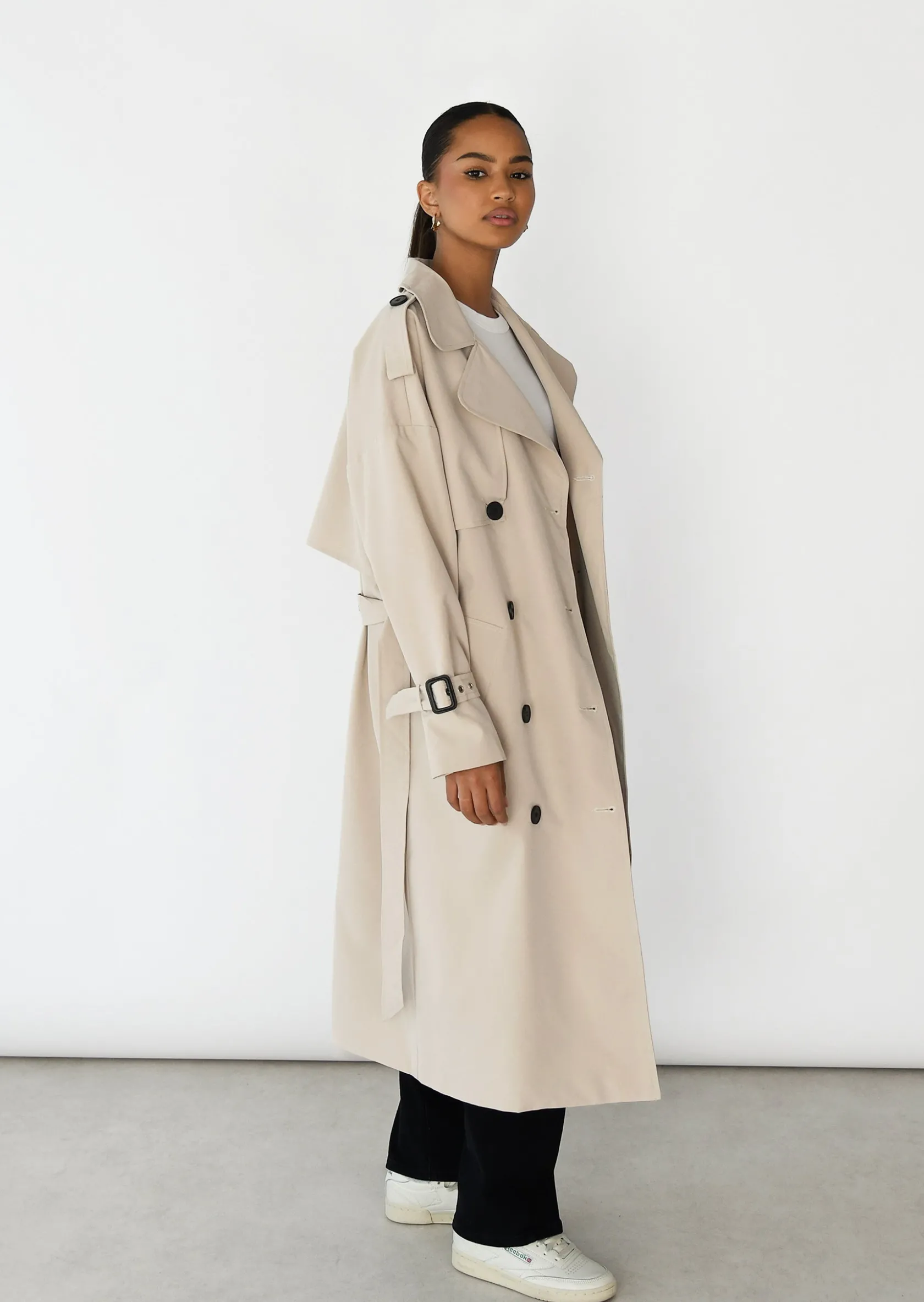 Outfitbook Trench BEIGE Cheap