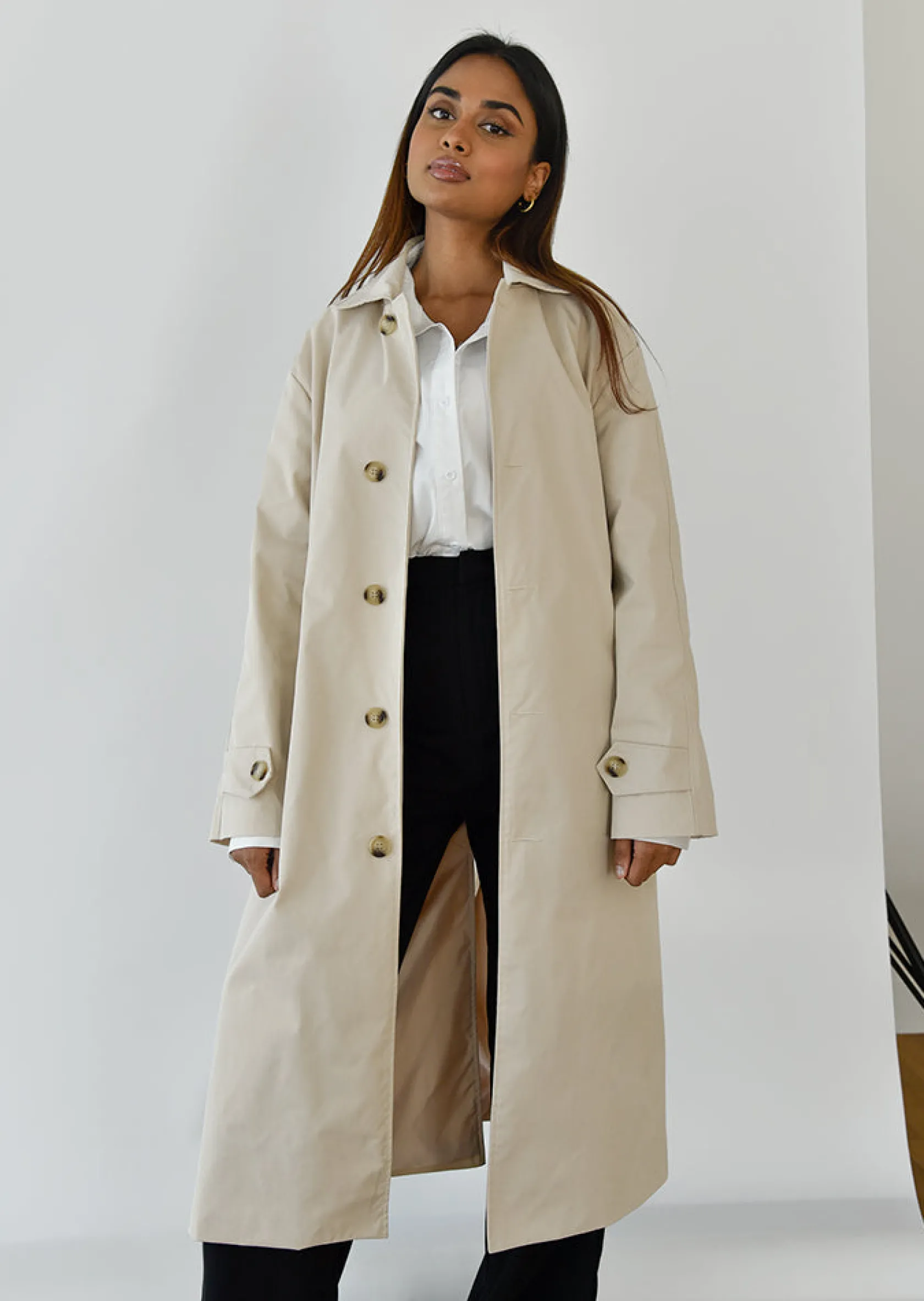 Outfitbook Trench-coat long Cheap