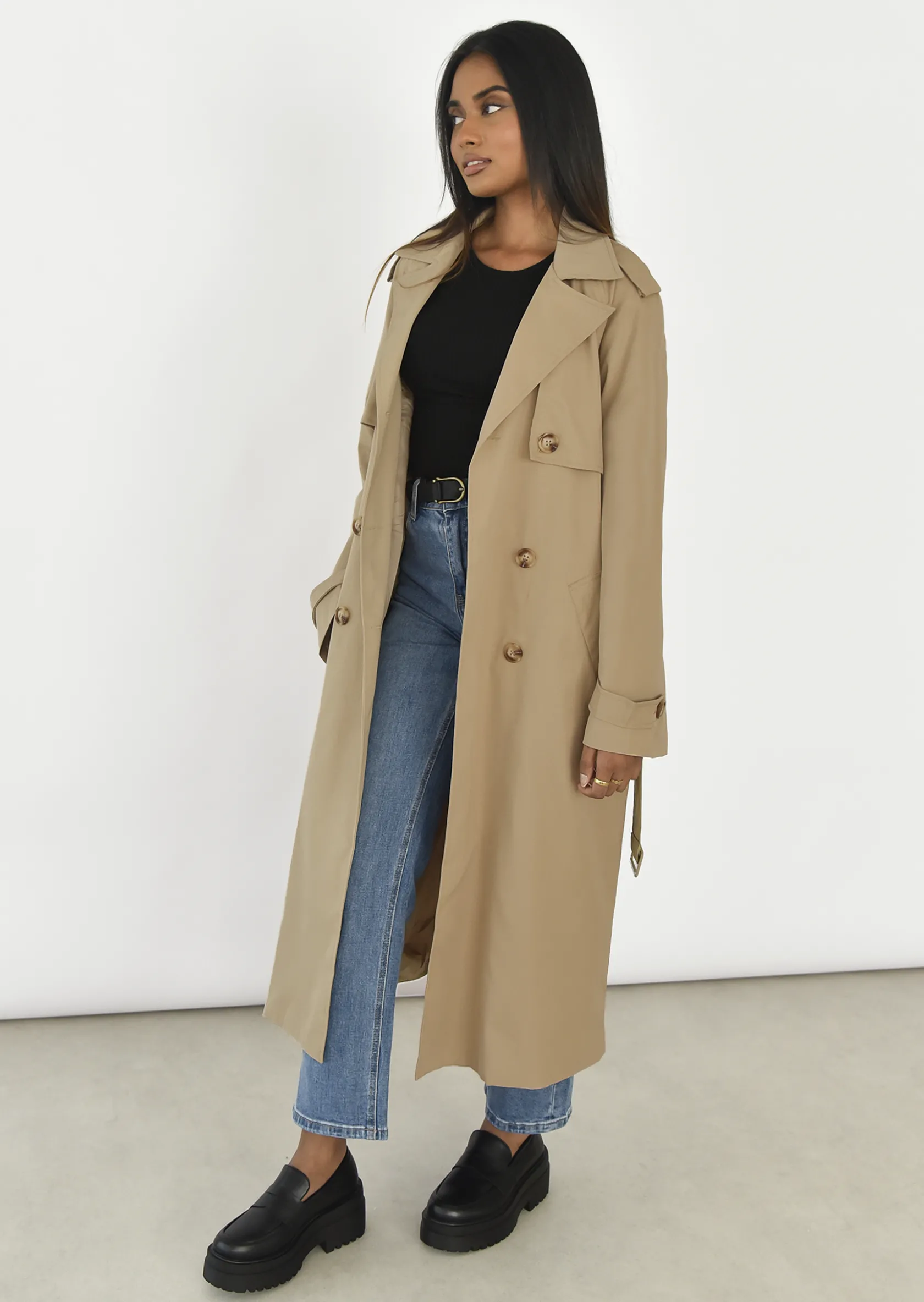 Outfitbook Trench-coat TAUPE Online