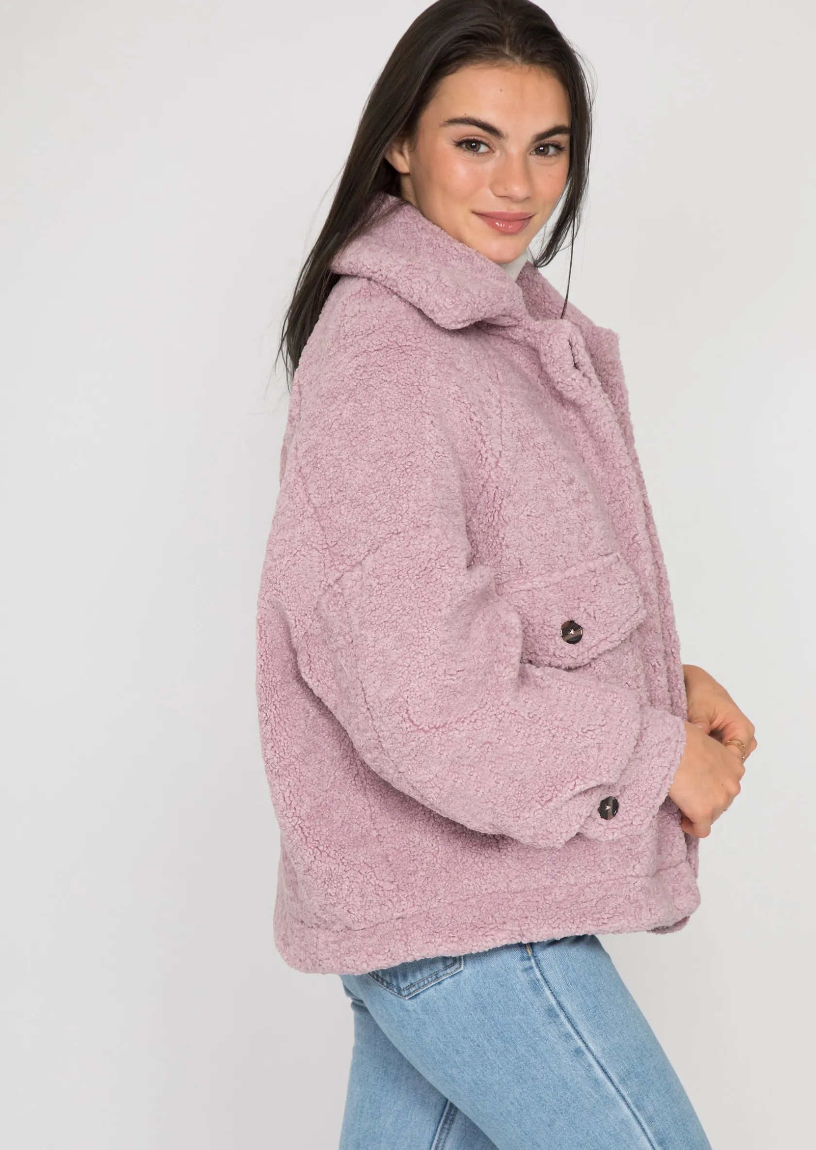 Outfitbook Veste oversize effet peau de mouton Best Sale